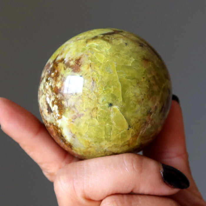 green opal sphere