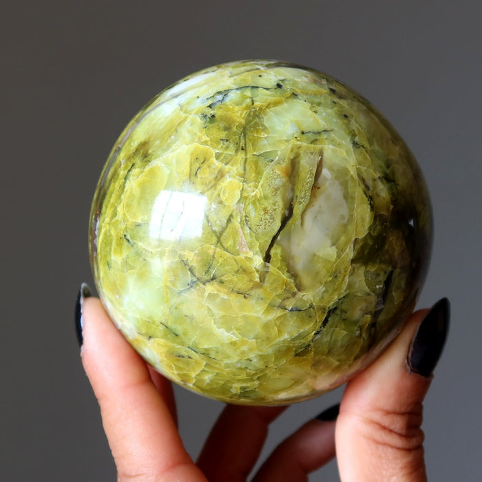 green opal sphere
