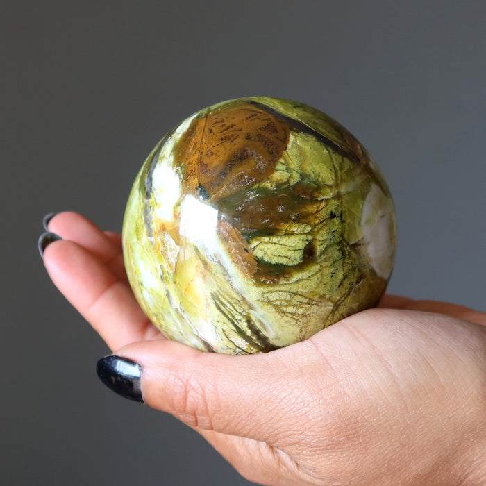 green opal sphere