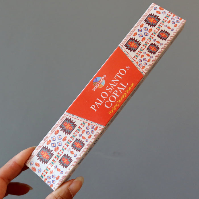 Palo Santo Incense Box Copal Crystal Space Cleansing Sticks
