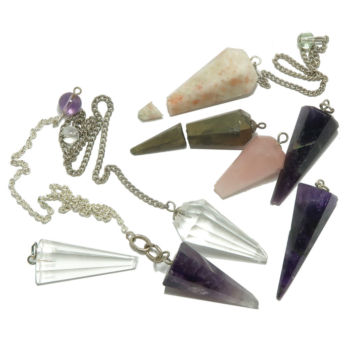 Crystal Pendulums Time's a Healer Set of 7 Wounded Warrior