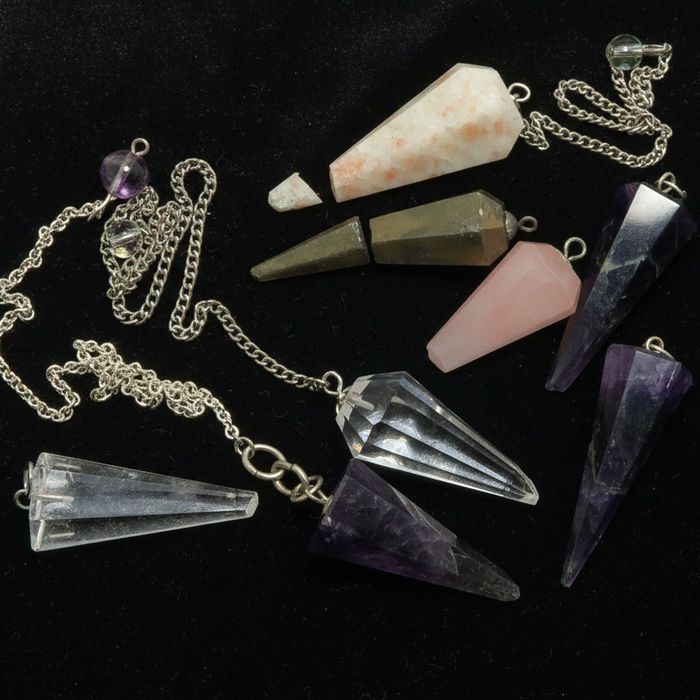 Crystal Pendulums Time's a Healer Set of 7 Wounded Warrior
