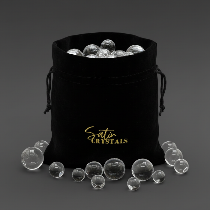 Black Suede Pouch for Jewelry and Stones