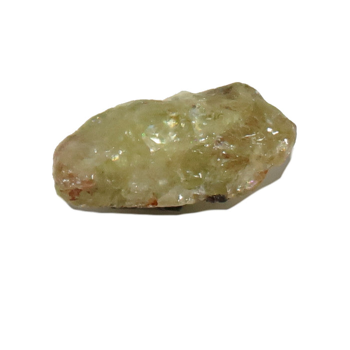 rough green prehnite raw stone