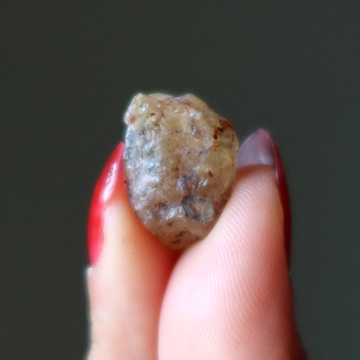 rough prehnite stone