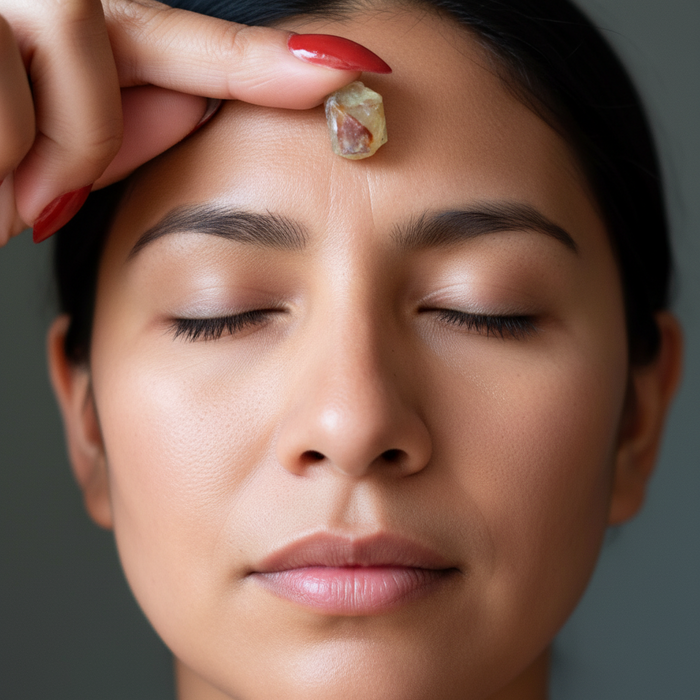 Prehnite Raw Crystal Green Love Myself Gemstone