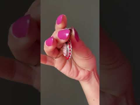 Rhodochrosite Pendant Red Coral Sterling Silver video