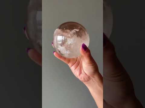 smoky quartz sphere video