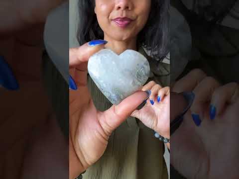 Moss Agate Heart video