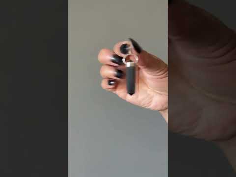 Hematite Pendant Good Vibes Point Sterling Silver video