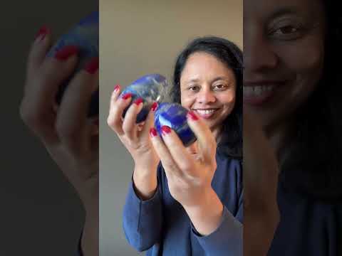 Lapis Egg Royal Blue Afghan Lazuli Crystal video
