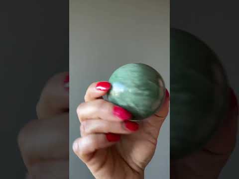 Green Aventurine Sphere Thriving Abundance Crystal Ball video