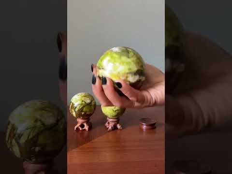 green opal sphere video
