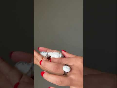 Howlite Turtle Spiritual White Animal Figurine video