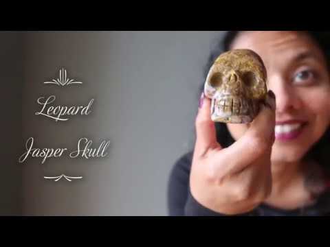 Crystal Skull in Leopard Jasper video