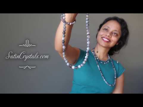 botswana agate necklace video