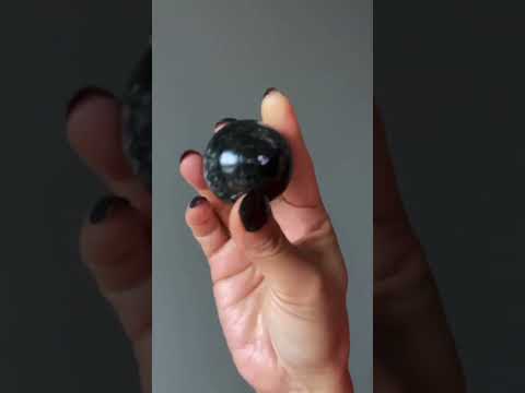 video on charoite sphere