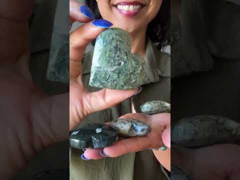 Moss Agate Heart video