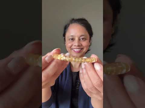 Citrine Bracelet Lucky Faceted Yellow Gemstone video
