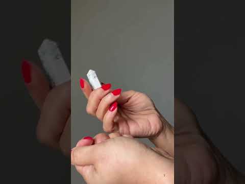 Howlite Faceted Wand of Tomorrow Stone video