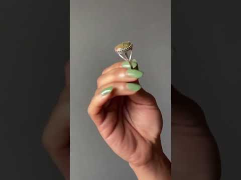 unakite sterling silver ring video