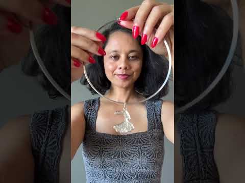 Chakra Necklace Angel of Giving Silver Choker video