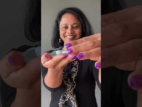 video on aquamarine tumbled stones