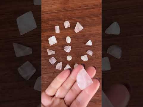 Rose Quartz Grid Crystal Set of 15 Love Layout Mandala video
