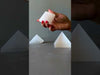 White Selenite Pyramid video