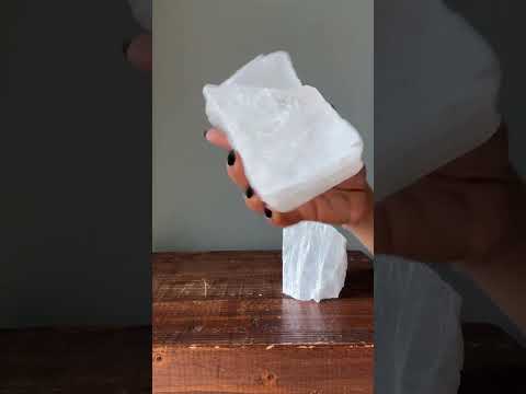 Selenite Raw Crystal True Chunk of Paradise video
