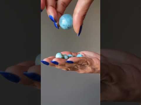 turtle back larimar sphere video