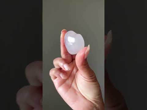 Amethyst Heart Lavender Purple Love Crystal video