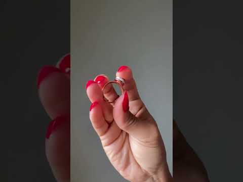 Howlite Ring Positive Energy Copper Adjustable video