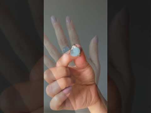 aquamarine oval ring video