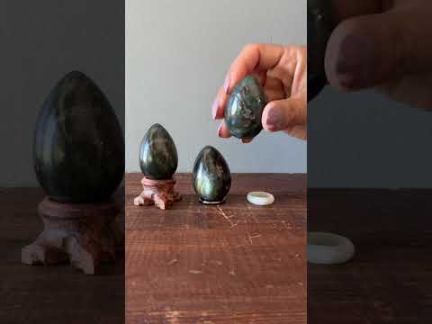 Labradorite Egg Eternal Rainbow Crystal video