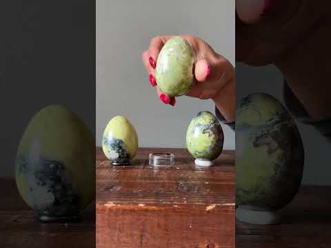 Serpentine Egg Kundalini Rising Green Stone video