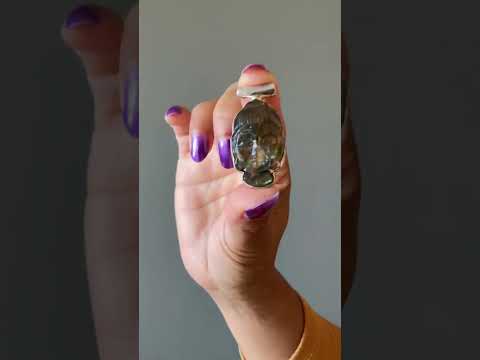 Labradorite Pendant Buddha video