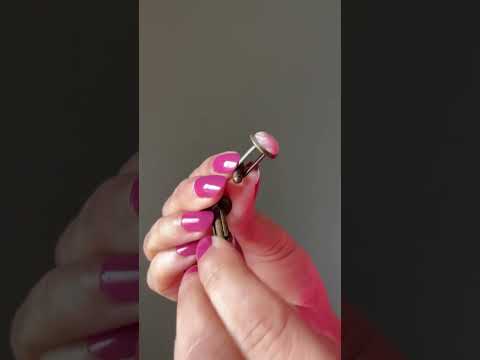 Rhodochrosite Cufflinks Pink Love Antiqued Bronze video