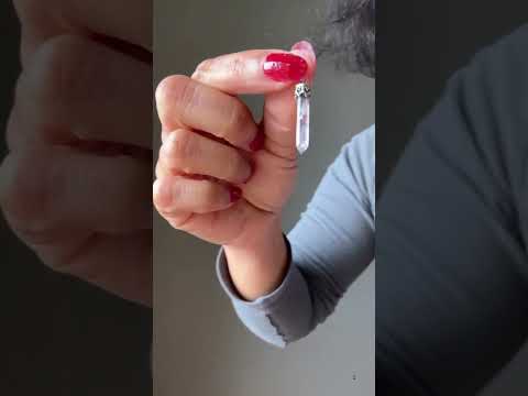 Fluorite Pendant Rainbow Sword Sterling Silver video