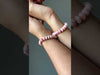 Rhodochrosite Bracelet Pink Love Rondelle video