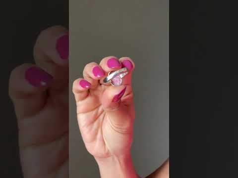Rhodochrosite Ring Romance Sterling Silver video