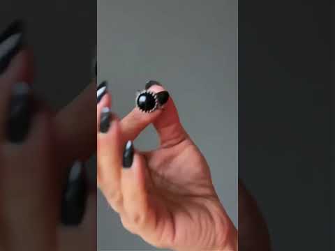 black onyx sterling silver ring video