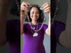 Jasper Necklace Purple Aventurine Delicious Donut Gem video