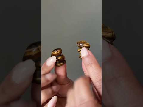 Tigers Eye Rabbit 1" Miniature Animal Hop to Greatness video