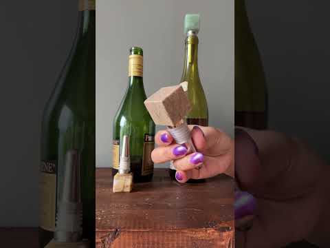 Crystal Bottle Stopper Happy Wine Time Cube video