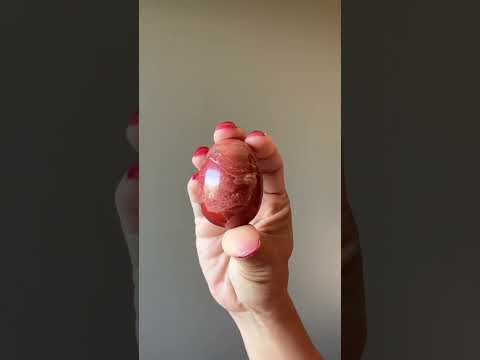 Red Jasper Egg Bright Idea Visions Stone video
