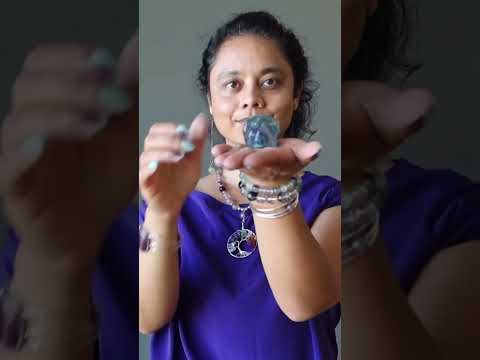 Fluorite Skull Bedazzled Spirit Rainbow Crystal video