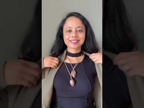 Leopard Jasper Necklace Wild Style Stone Macrame video