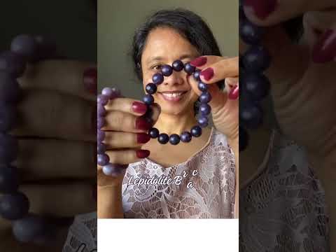 lepidolite bracelet video