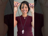 Rose Quartz Necklace Macrame Net video